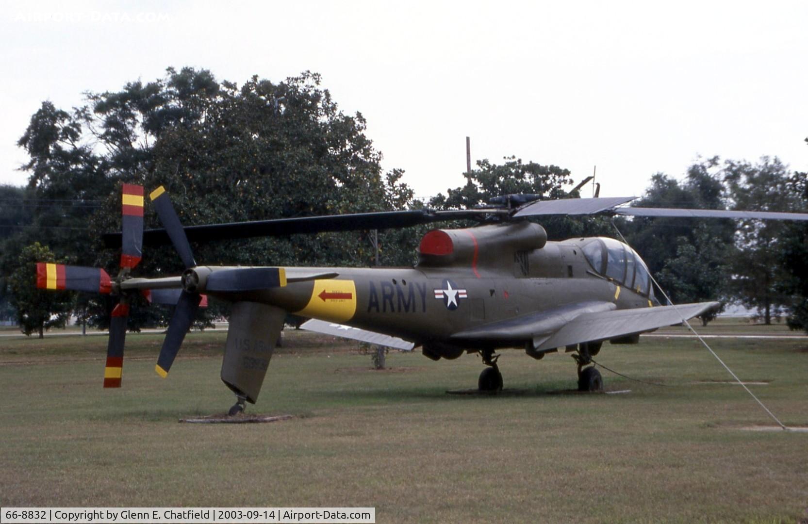 66-8832, 1968 Lockheed AH-56A-LO Cheyenne C/N 1007, AH-56A at the U.S. Army Aviation Museum, Ft. Rucker, AL