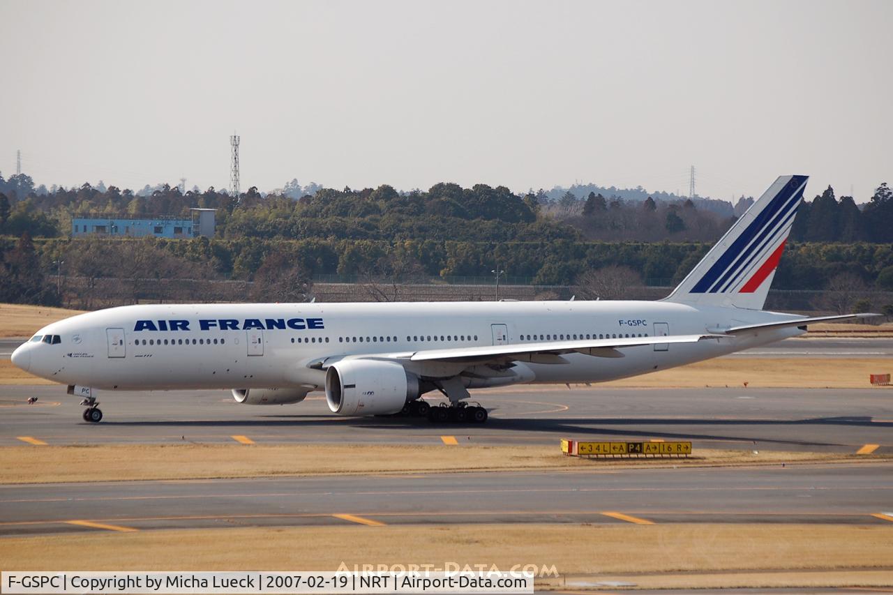 F-GSPC, 1998 Boeing 777-228/ER C/N 29004, Taxiing to the runway