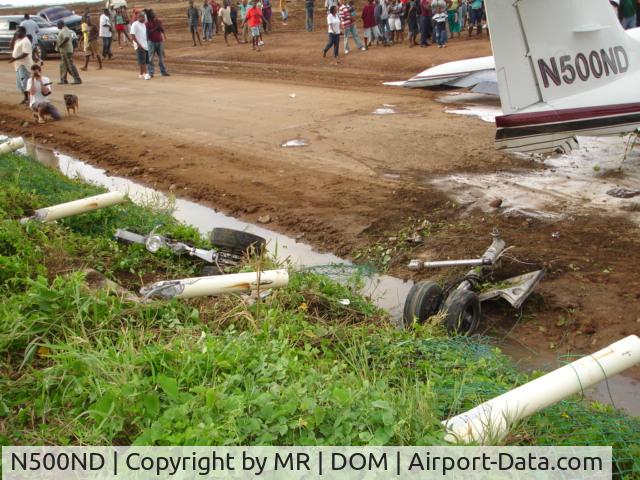 N500ND, Gates Learjet Corp. 35A C/N 351, Damage