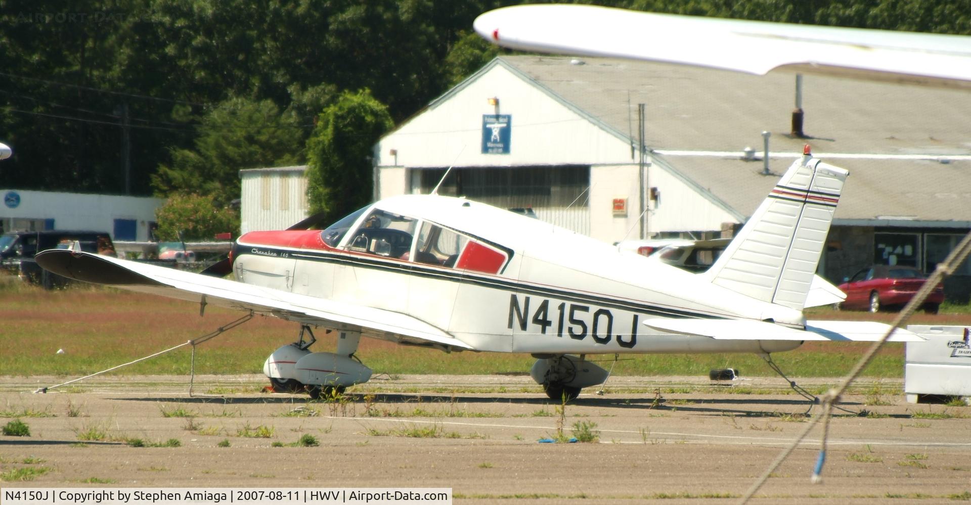 N4150J, 1966 Piper PA-28-140 Cherokee C/N 28-22475, On the ramp at Brookhaven...