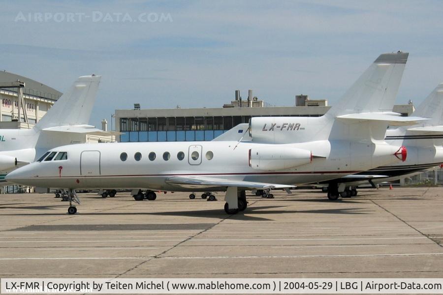 LX-FMR, 1986 Dassault Falcon 50 C/N 165, LX-FMR from Silver Arrows SA at Le Bourget