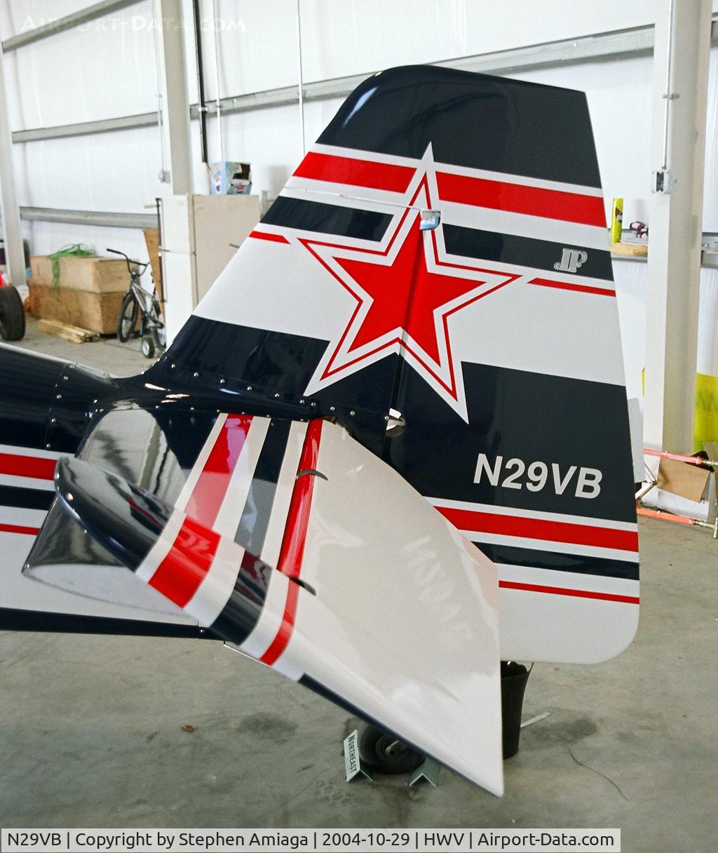 N29VB, 1993 Sukhoi Su-29 C/N 76-02, tail detail