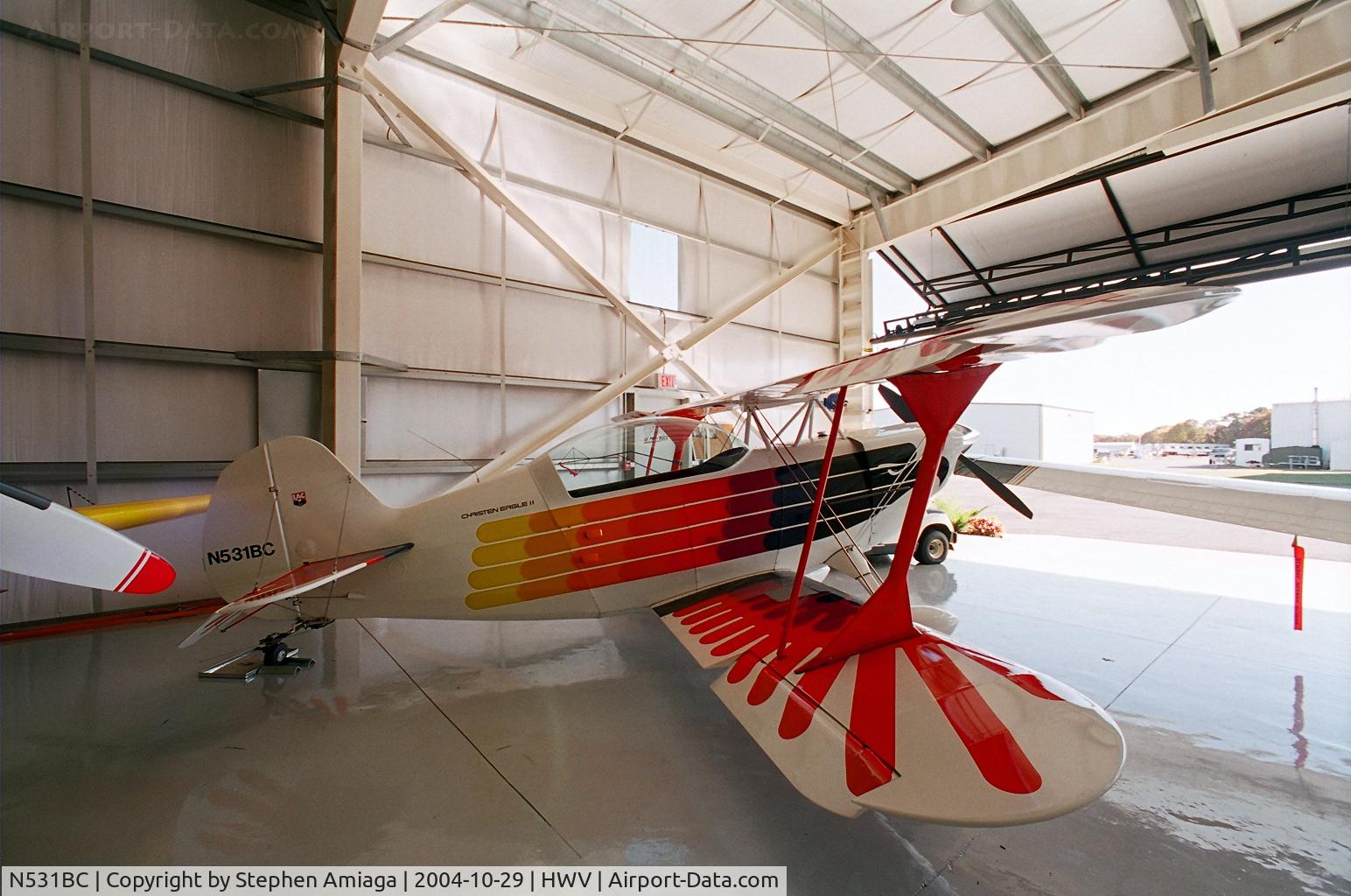N531BC, 1982 Christen Eagle II C/N RUTLEDGE-0001, Cool biplane