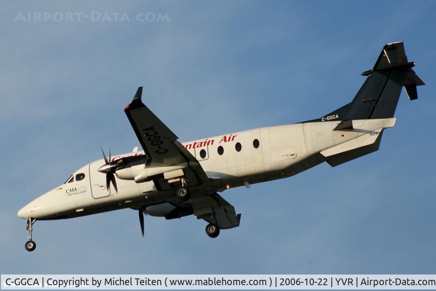 C-GGCA, 1999 Beech 1900D C/N UE-359, C-GGCA from Central Mountain Air