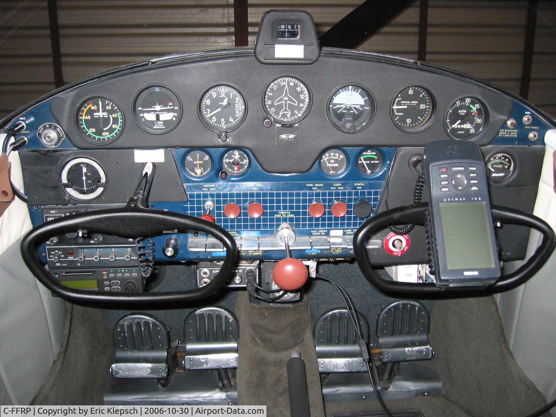 C-FFRP, 1952 Cessna 170B C/N 25230, instrument panel