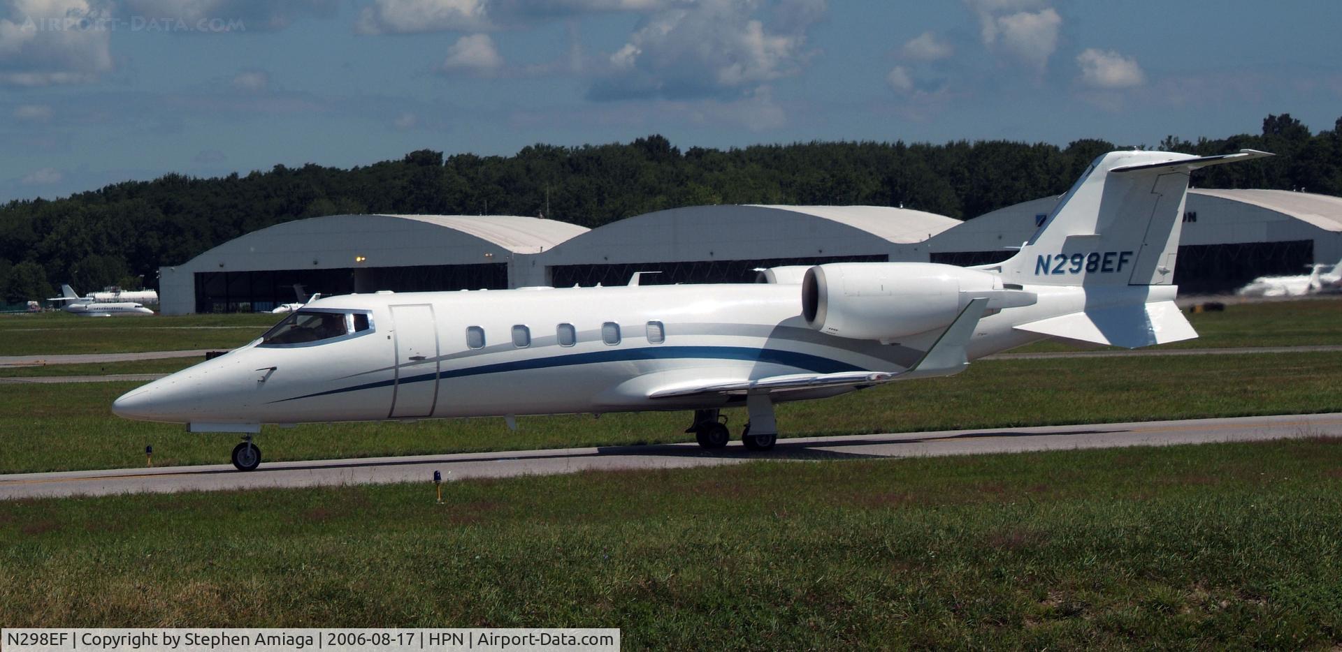 N298EF, 1997 Learjet Inc 60 C/N 103, On the ramp at Westchester...