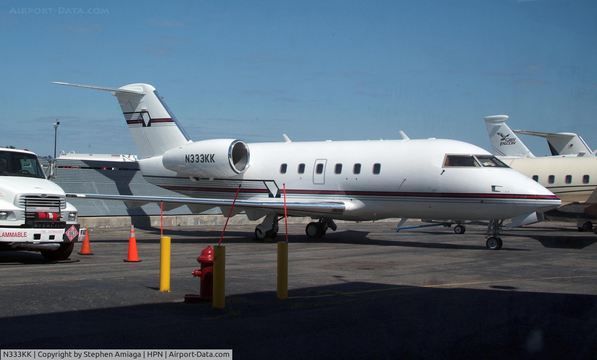 N333KK, 1983 Canadair Challenger 600 (CL-600-1A11) C/N 1082, On the ramp at Westchester...my 500th upload