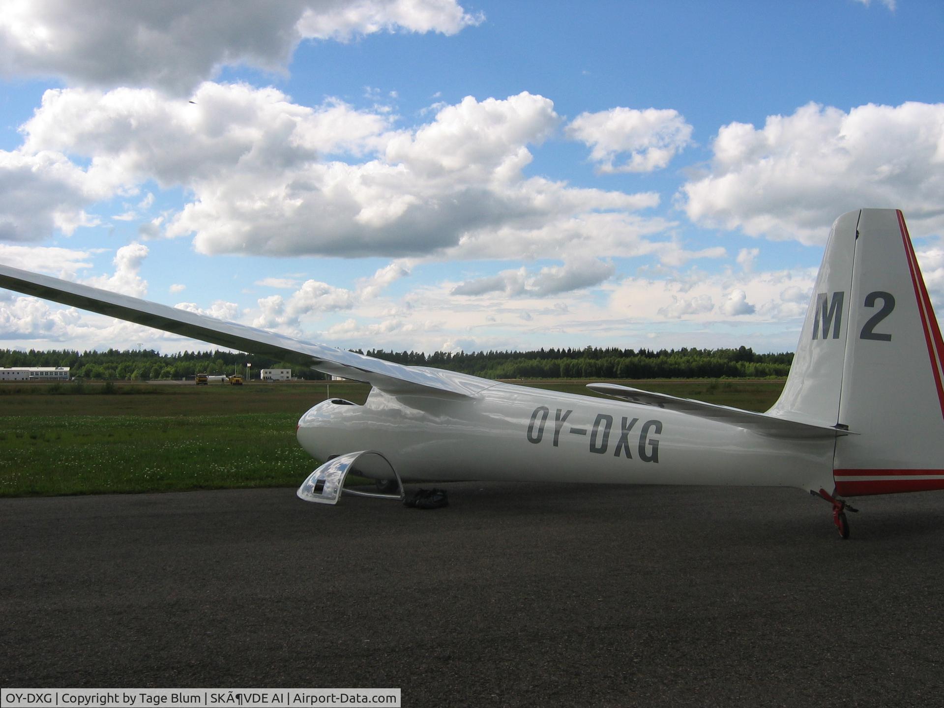 OY-DXG, 1968 Schleicher Ka-6E Rhonsegler C/N 4168, on vaction at SkÃ¶vde Airport, Sweden