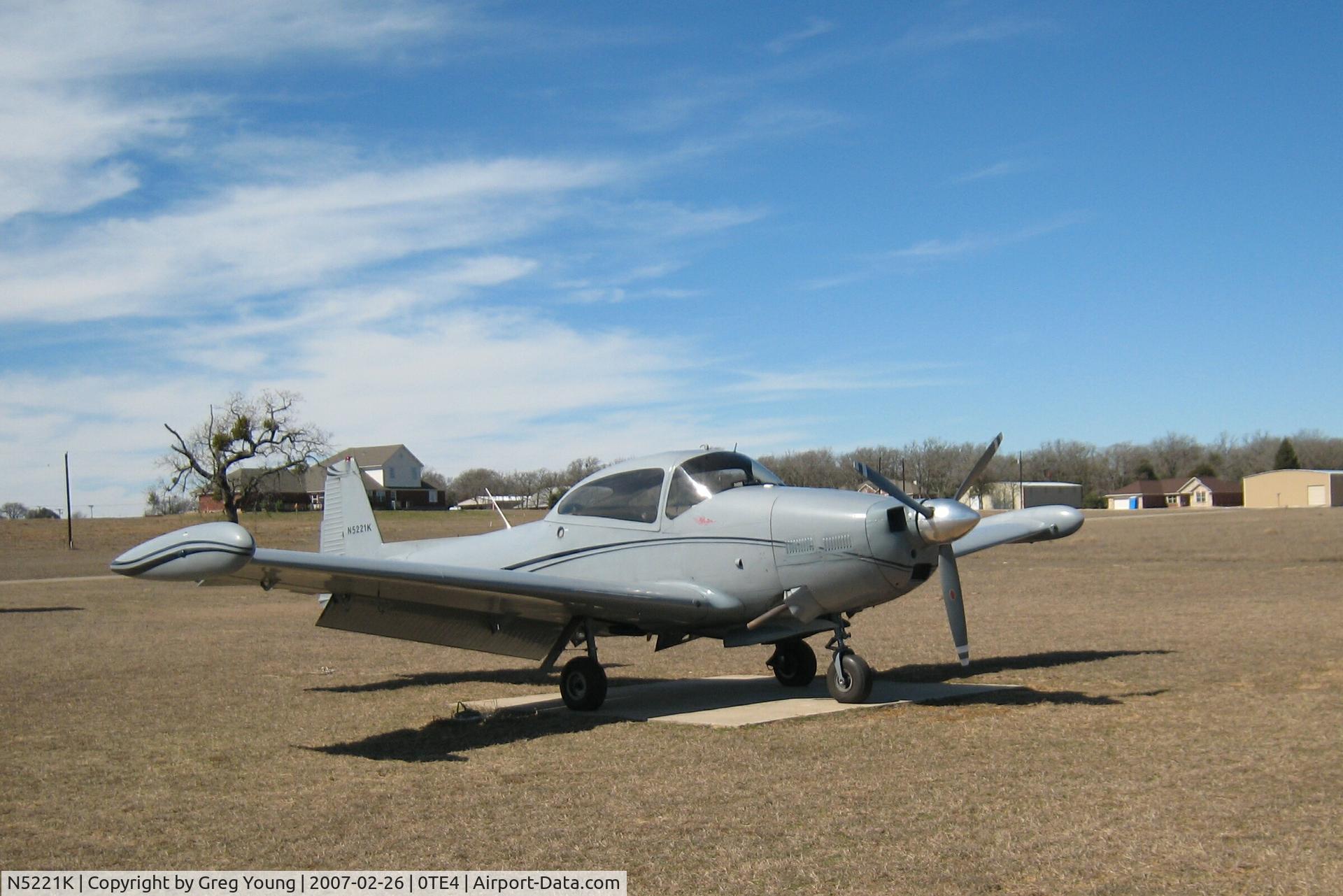 N5221K, 1950 Ryan Navion B C/N NAV-4-2121B, Hilltop Lakes lunch
