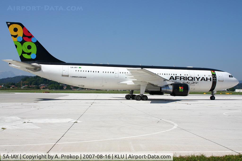 5A-IAY, 1985 Airbus A300B4-620 C/N 354, VIP-flight to KLU