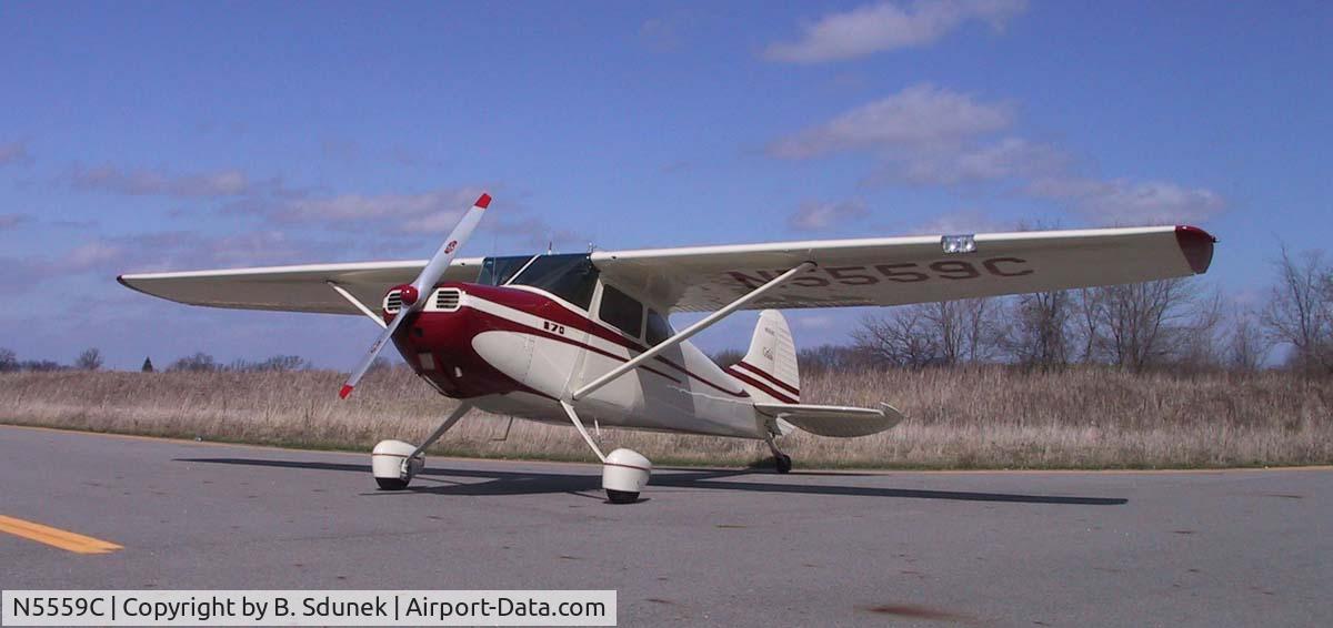 N5559C, 1950 Cessna 170A C/N 19612, 59Charlie at 57 years