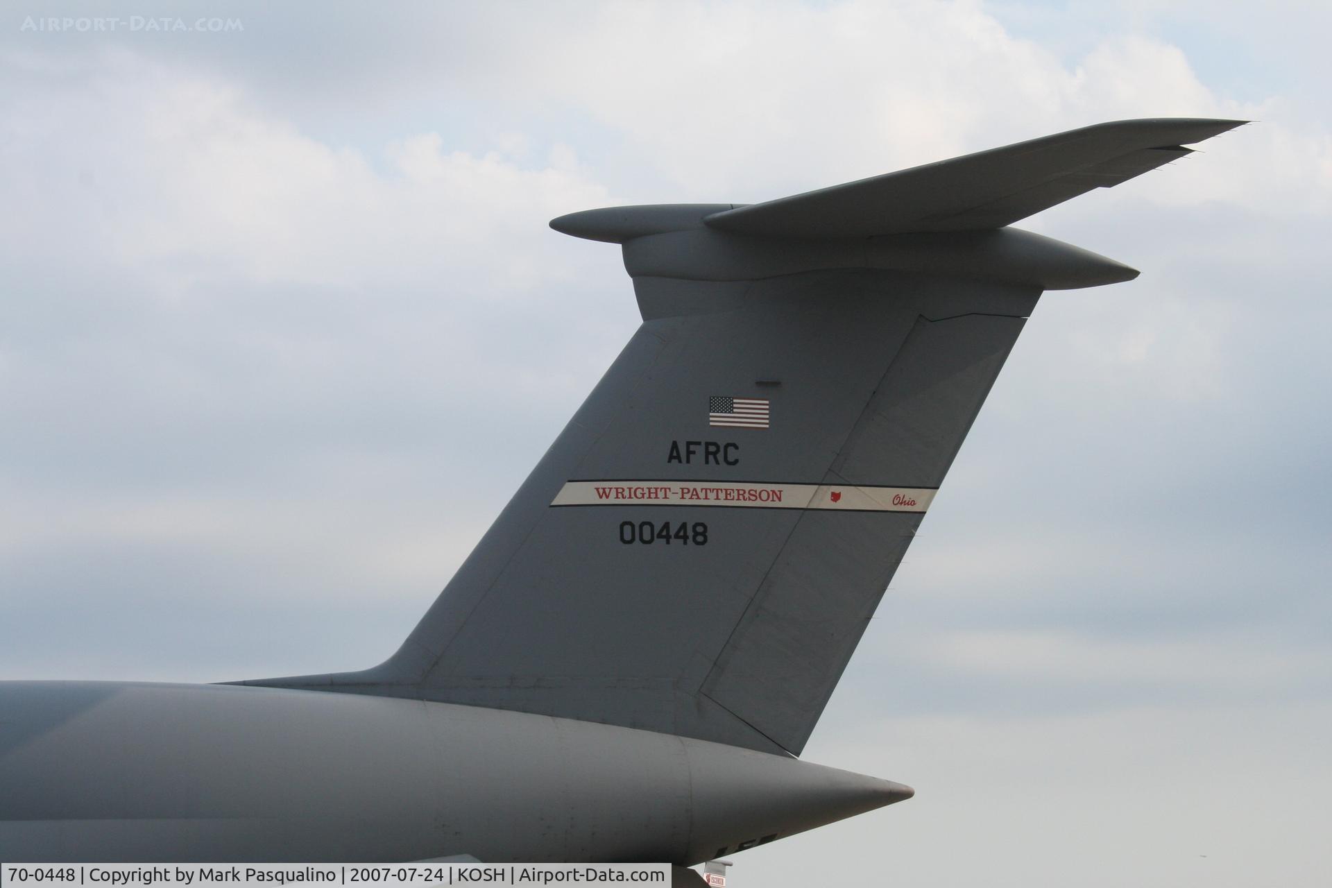 70-0448, 1970 Lockheed C-5A Galaxy C/N 500-0062, Lockheed C-5A