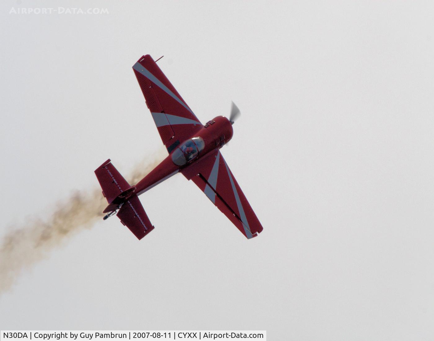 N30DA, 1991 Yakovlev Yak-55M C/N 910302, Bud or Ross Granley putting it through it's paces