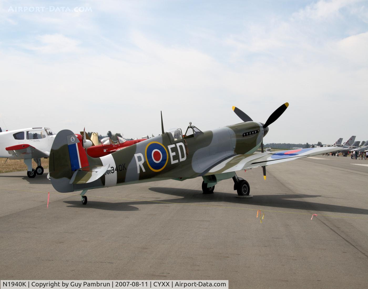 N1940K, 2003 Jurca MJ-100 Spitfire C/N MK9EX, A very nice reproduction