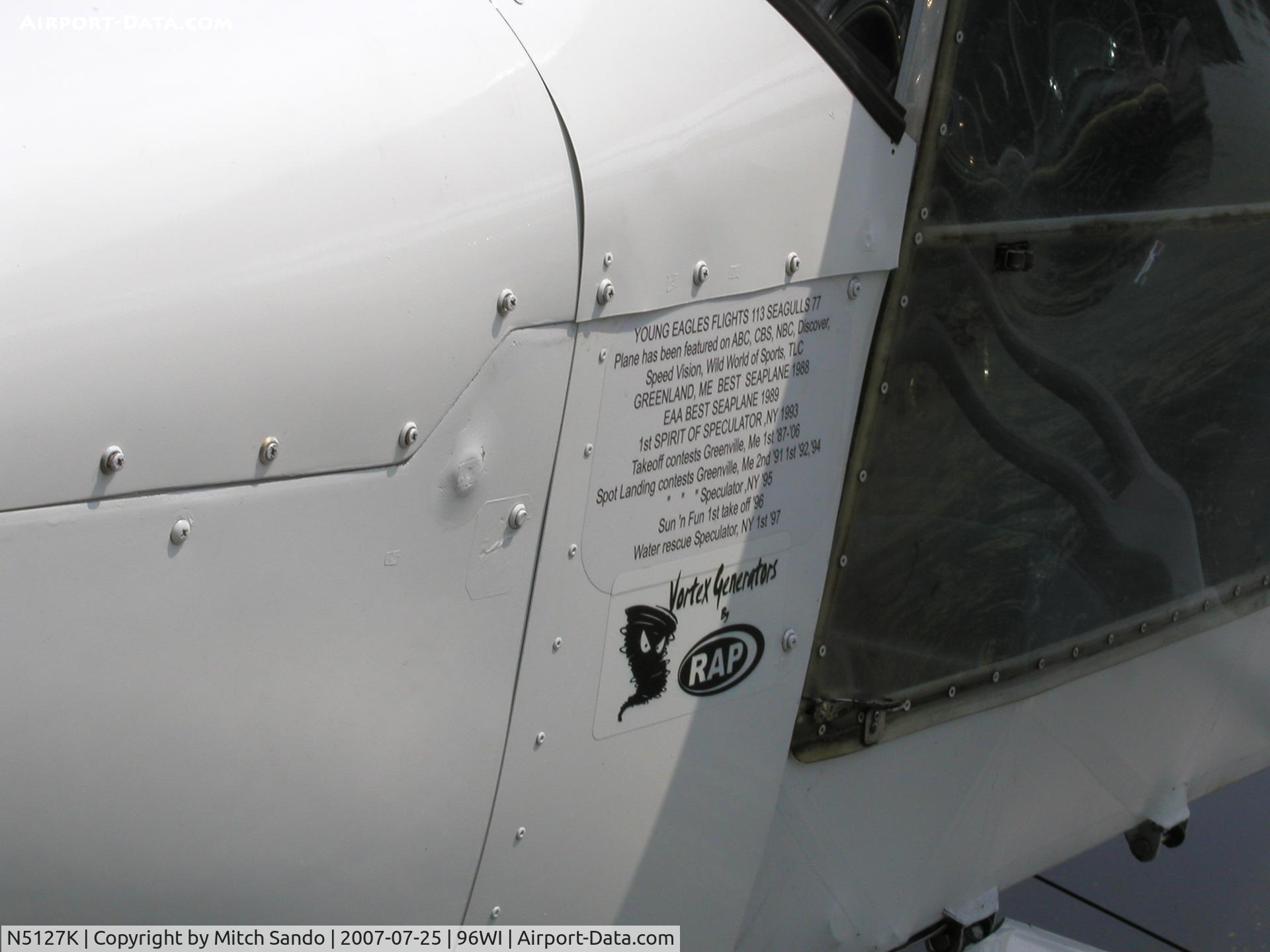 N5127K, Light Aero Avid Flyer C/N 82, EAA AirVenture 2007.