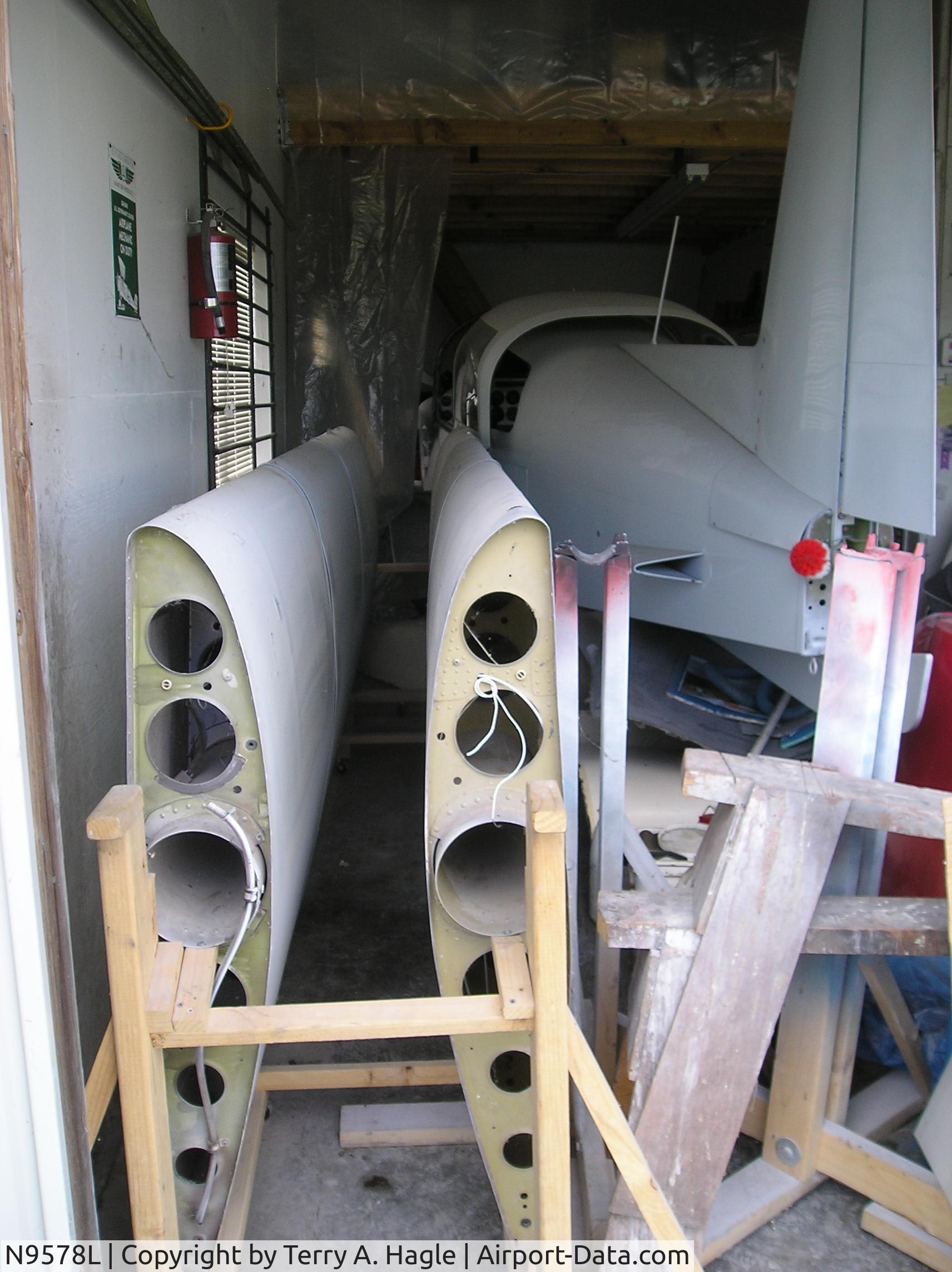 N9578L, 1974 Grumman American AA-5 Traveler C/N AA5-0578, In pieces for 20 years...
