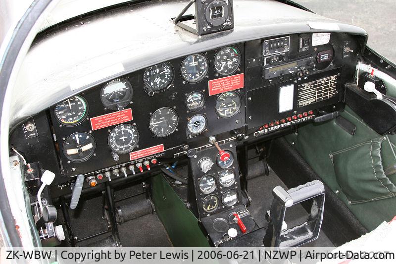 ZK-WBW, 1970 AESL Airtourer T6 C/N A553, the office - I've spent many hours in here
