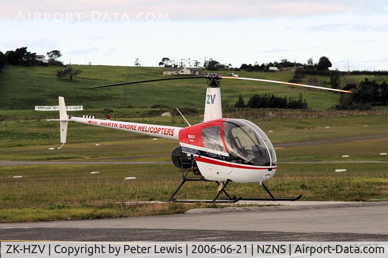 ZK-HZV, Robinson R22 Beta C/N 1533, North Shore Helicopter Training