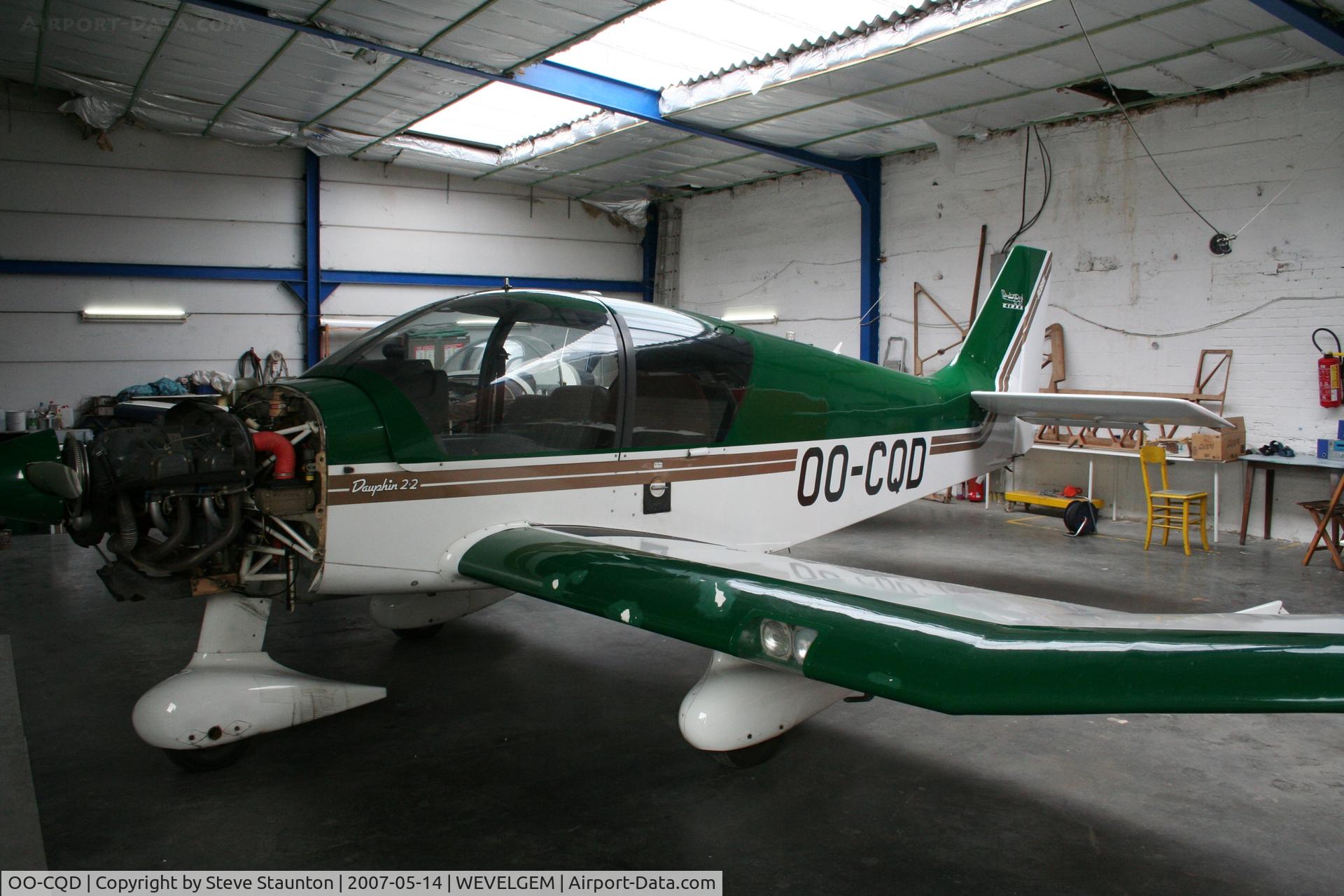OO-CQD, Robin DR-400-120 Dauphin 2+2 C/N 2273, Taken on a recent Aeroprint tour @ Wevelgem