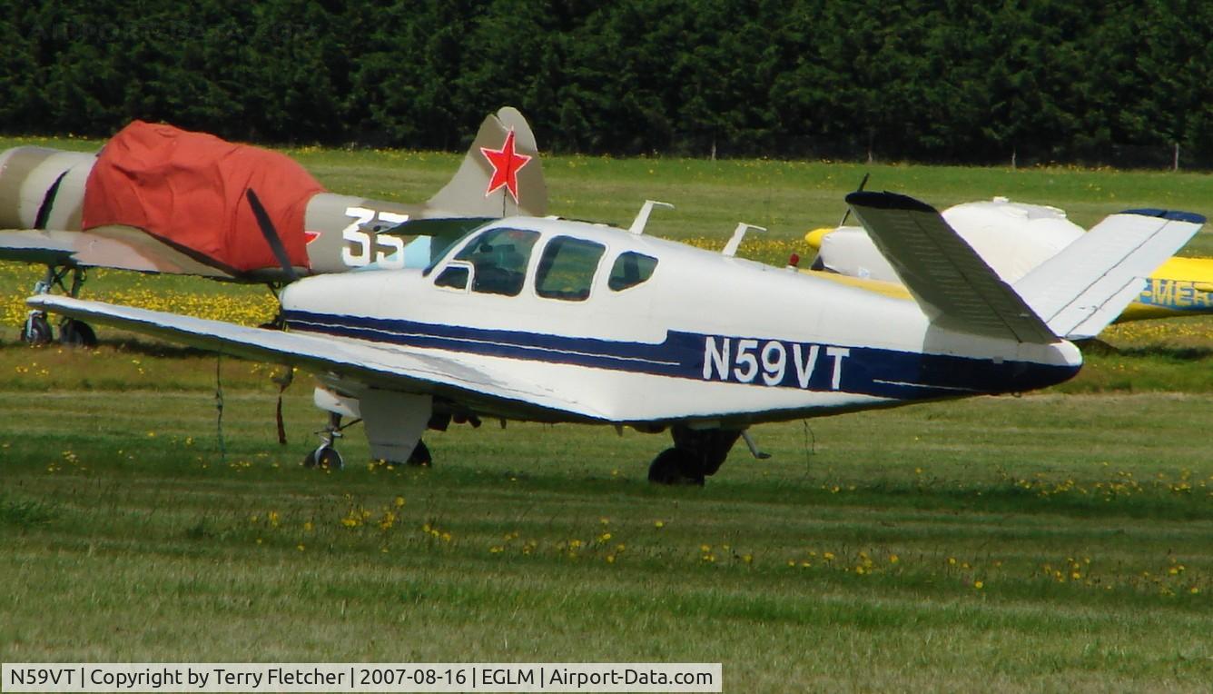 N59VT, 1959 Beech K35 Bonanza C/N D-5897, Beech K35