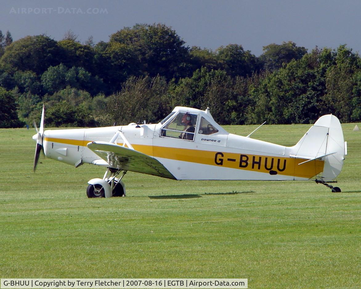 G-BHUU, 1980 Piper PA-25-235 Pawnee C/N 25-8056035, Pawnee on the ground after towing duties