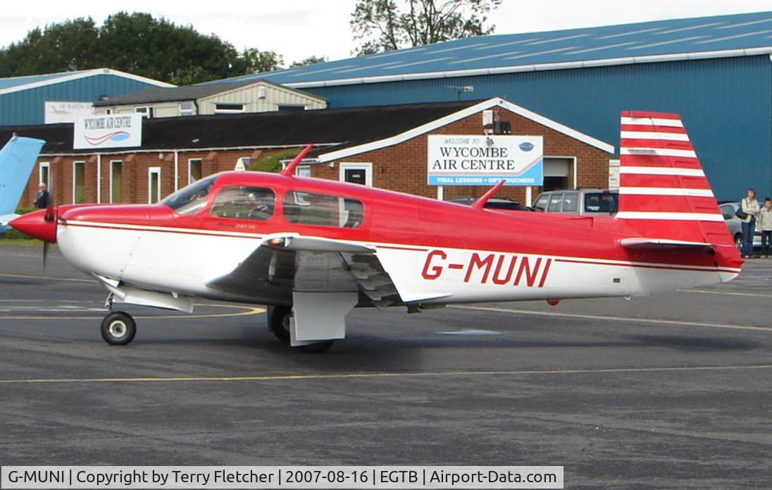 G-MUNI, 1989 Mooney M20J 201 C/N 24-3118, Mooney M20J