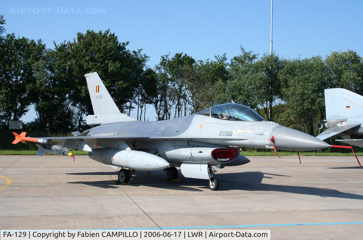 FA-129, 1990 SABCA F-16AM Fighting Falcon C/N 6H-129, F-16AM 6H-129