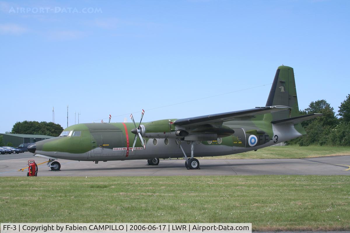 FF-3, 1983 Fokker F-27-400M Friendship C/N 10662, F-27-400M Troopship cn10662