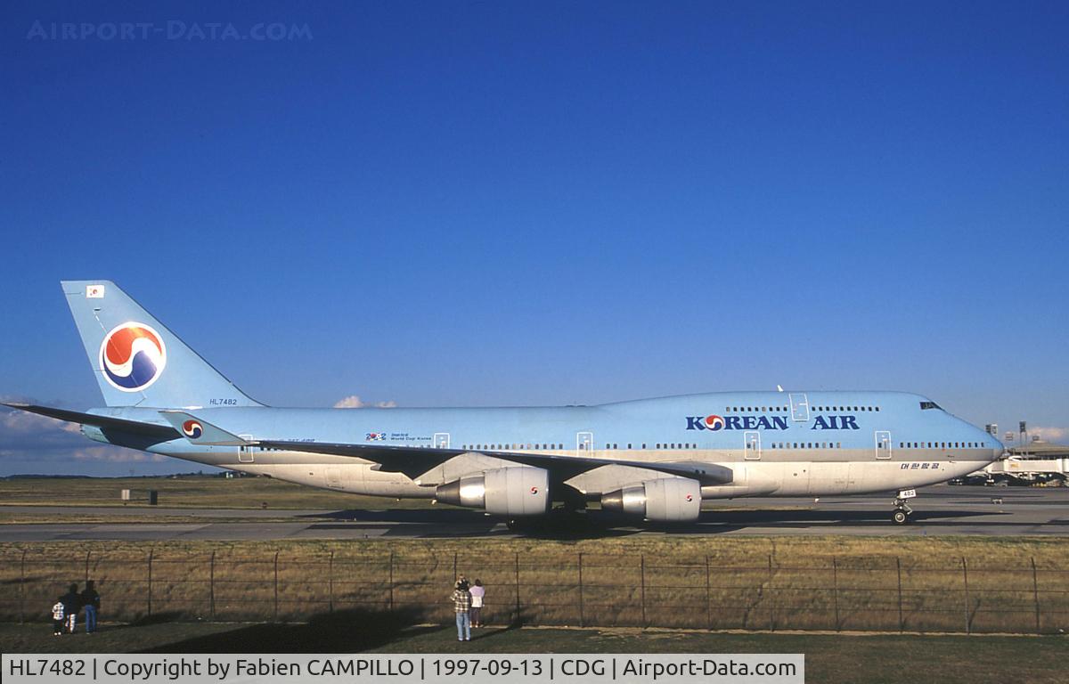 HL7482, 1991 Boeing 747-4B5 C/N 25205, Korean Air