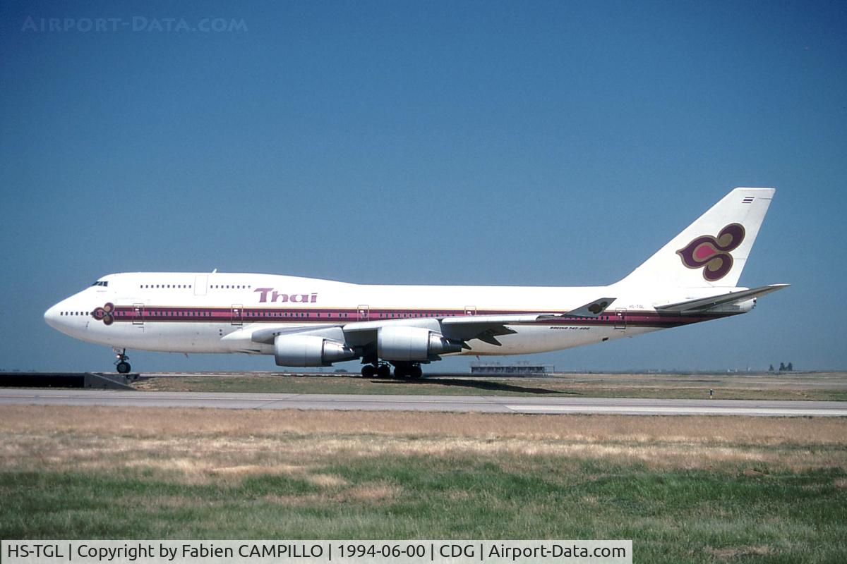 HS-TGL, 1991 Boeing 747-4D7 C/N 25366, 25366-890