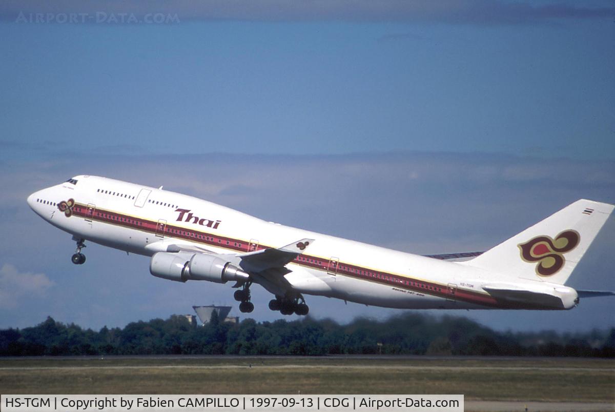 HS-TGM, 1992 Boeing 747-4D7 C/N 27093, 27093-945
