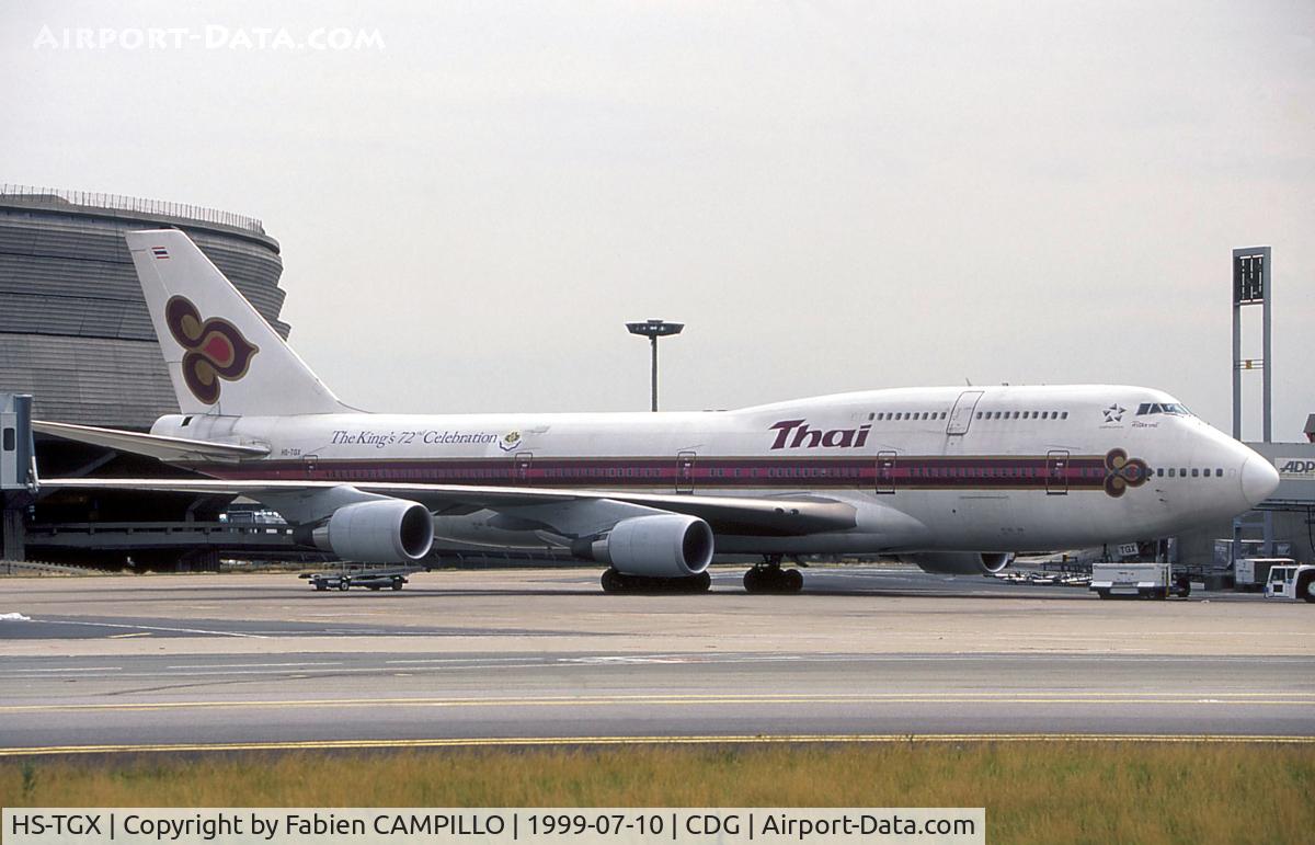 HS-TGX, 1997 Boeing 747-4D7 C/N 27725, 27725-1134
