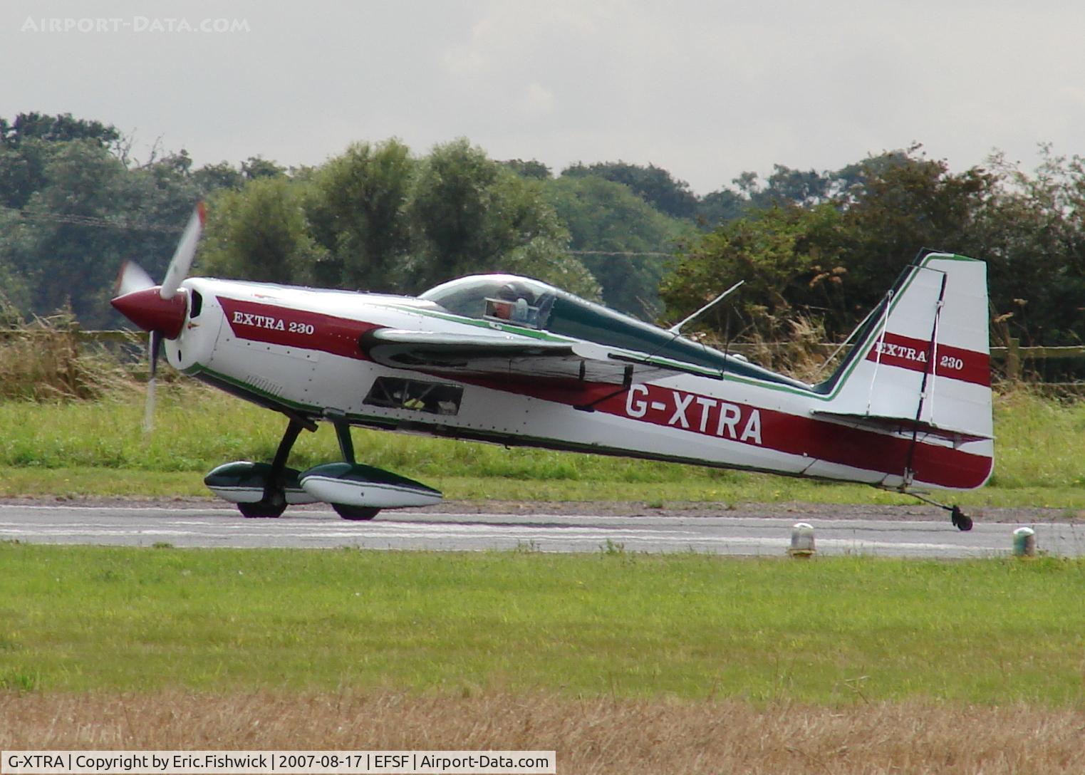 G-XTRA, 1987 Extra EA-230 C/N 12A, 1. G-XTRA at Conington Aerobatics Competition