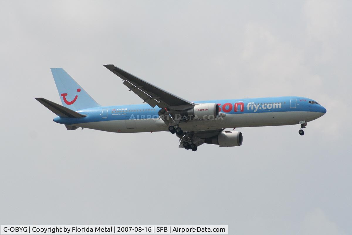 G-OBYG, 1999 Boeing 767-304 C/N 29137, Thomsonfly