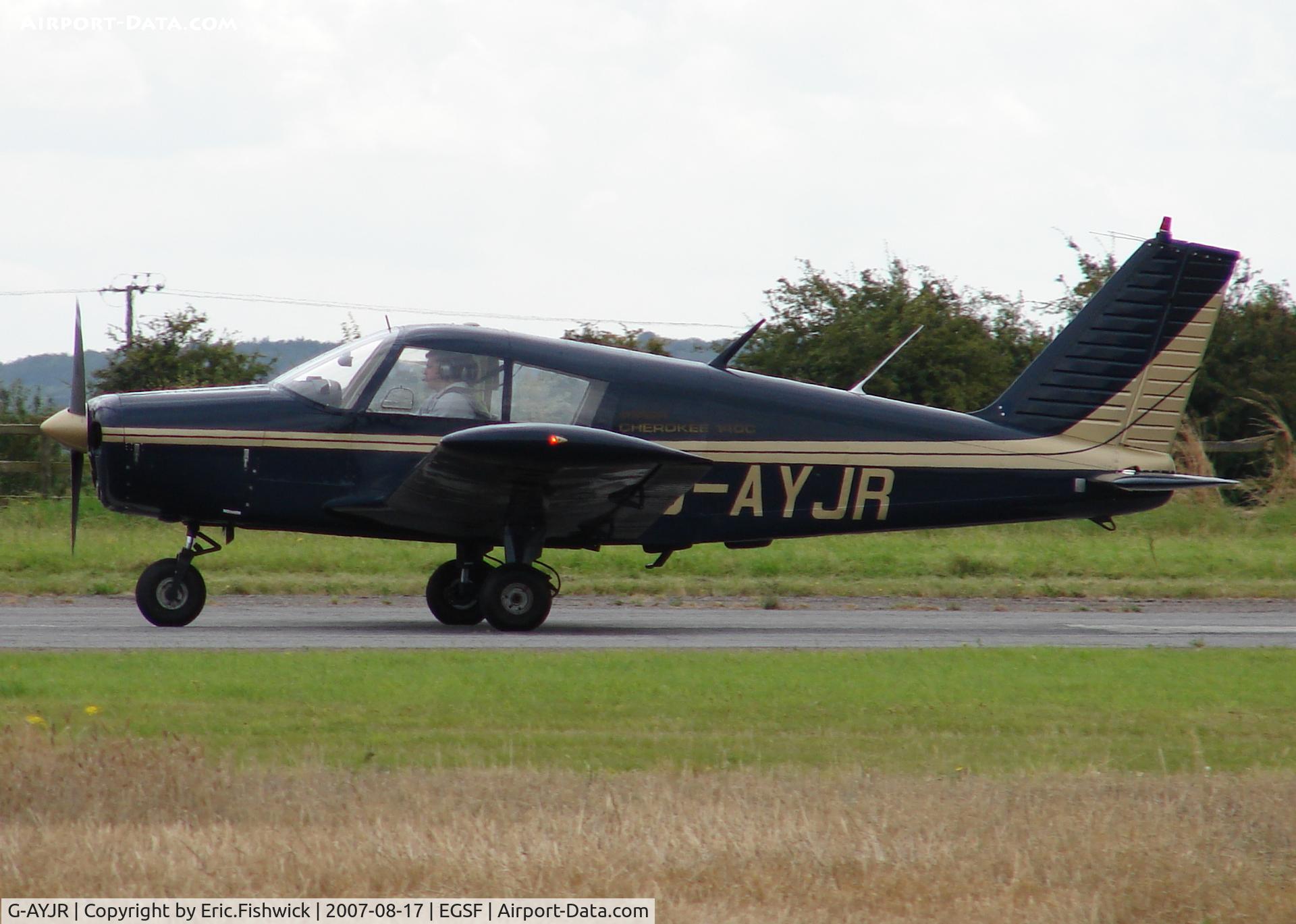 G-AYJR, 1970 Piper PA-28-140 Cherokee C/N 28-26694, 1. G-AYJR at Conington Airfield.