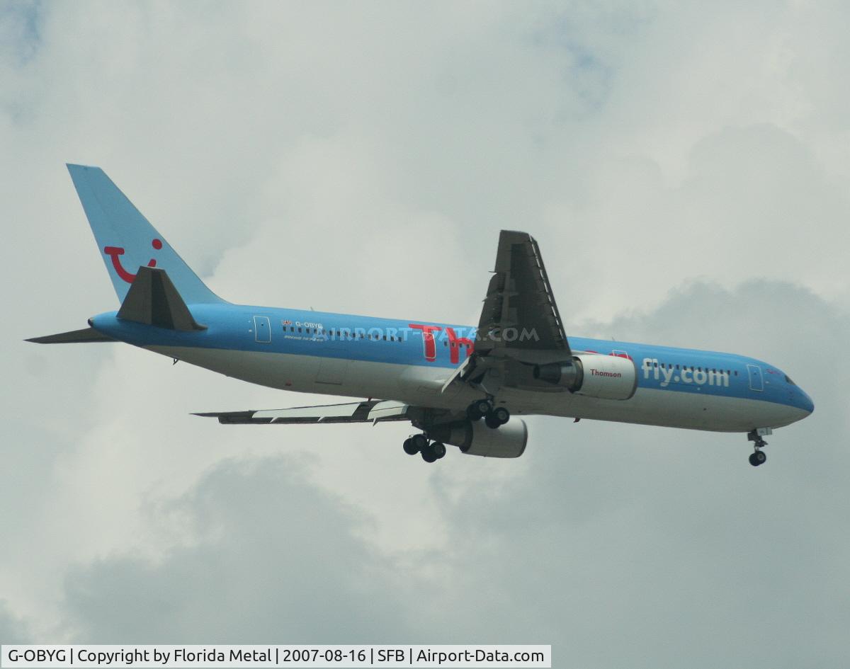 G-OBYG, 1999 Boeing 767-304 C/N 29137, Thomsonfly