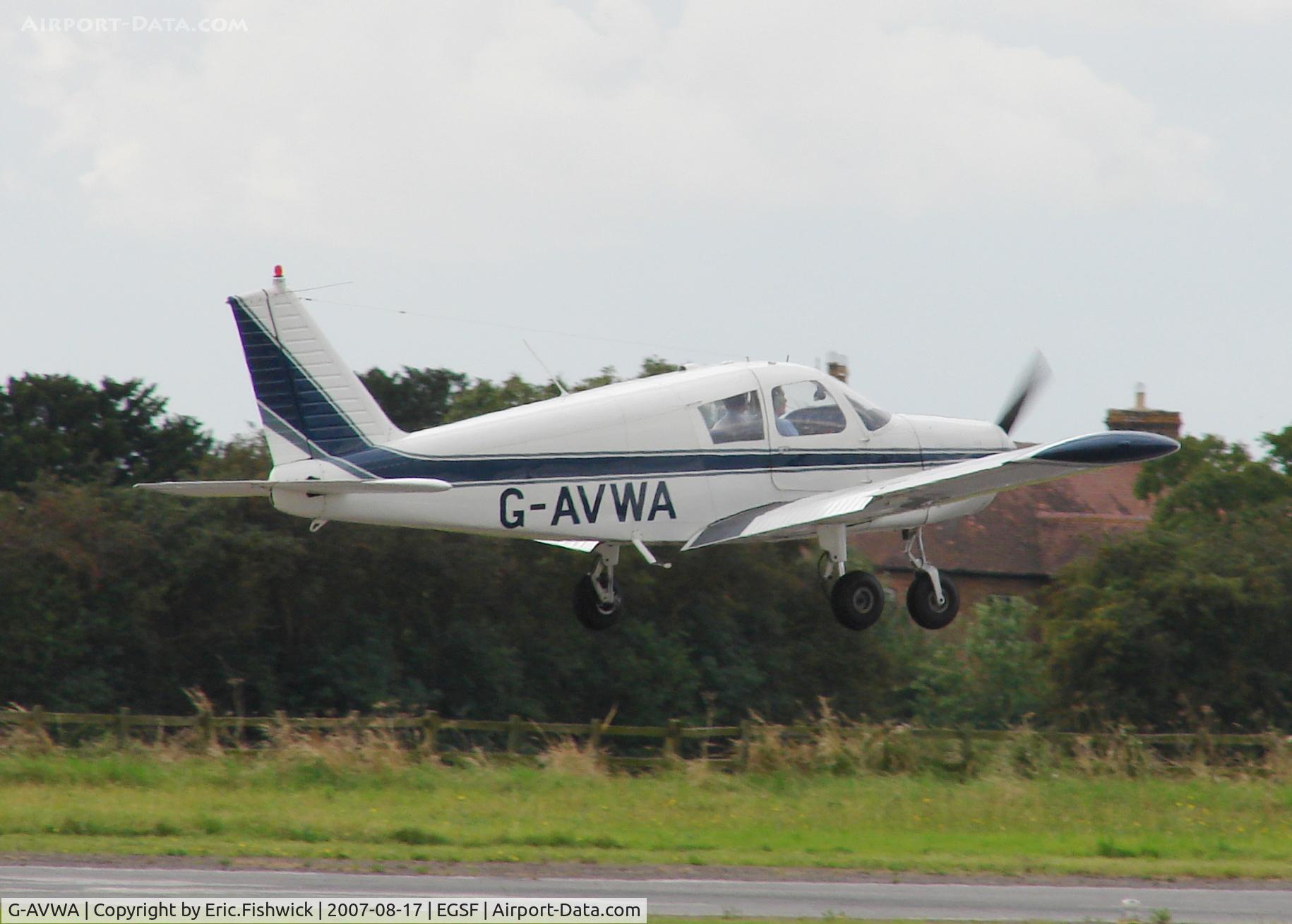 G-AVWA, 1967 Piper PA-28-140 Cherokee C/N 28-23660, 2. G-AVWA at Conington