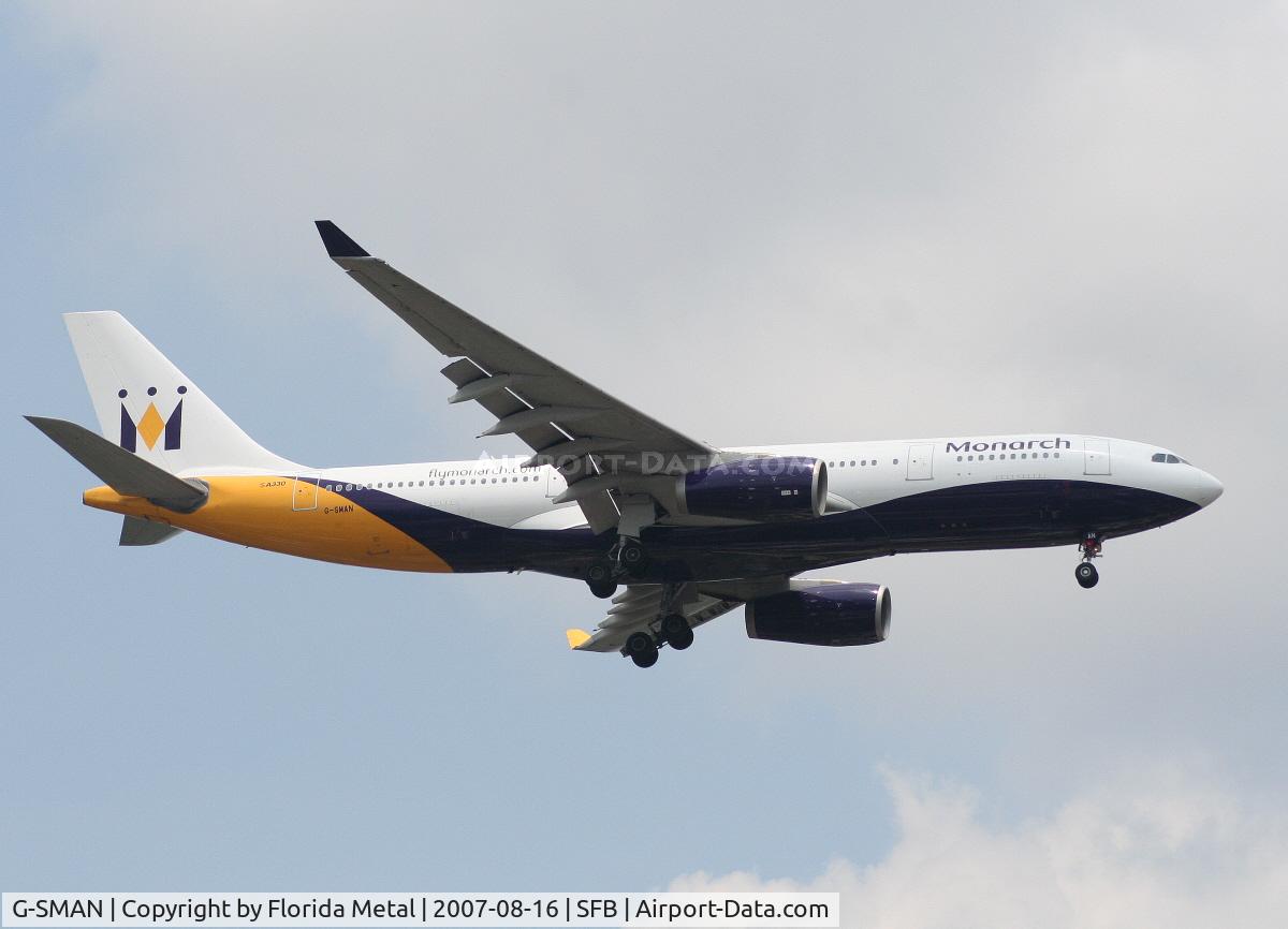 G-SMAN, 1999 Airbus A330-243 C/N 261, Monarch