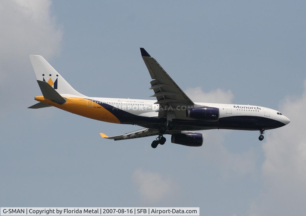 G-SMAN, 1999 Airbus A330-243 C/N 261, Monarch