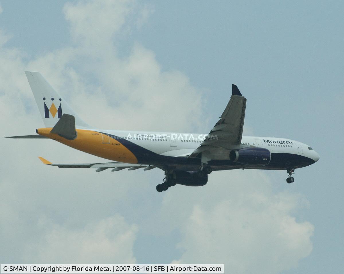 G-SMAN, 1999 Airbus A330-243 C/N 261, Monarch