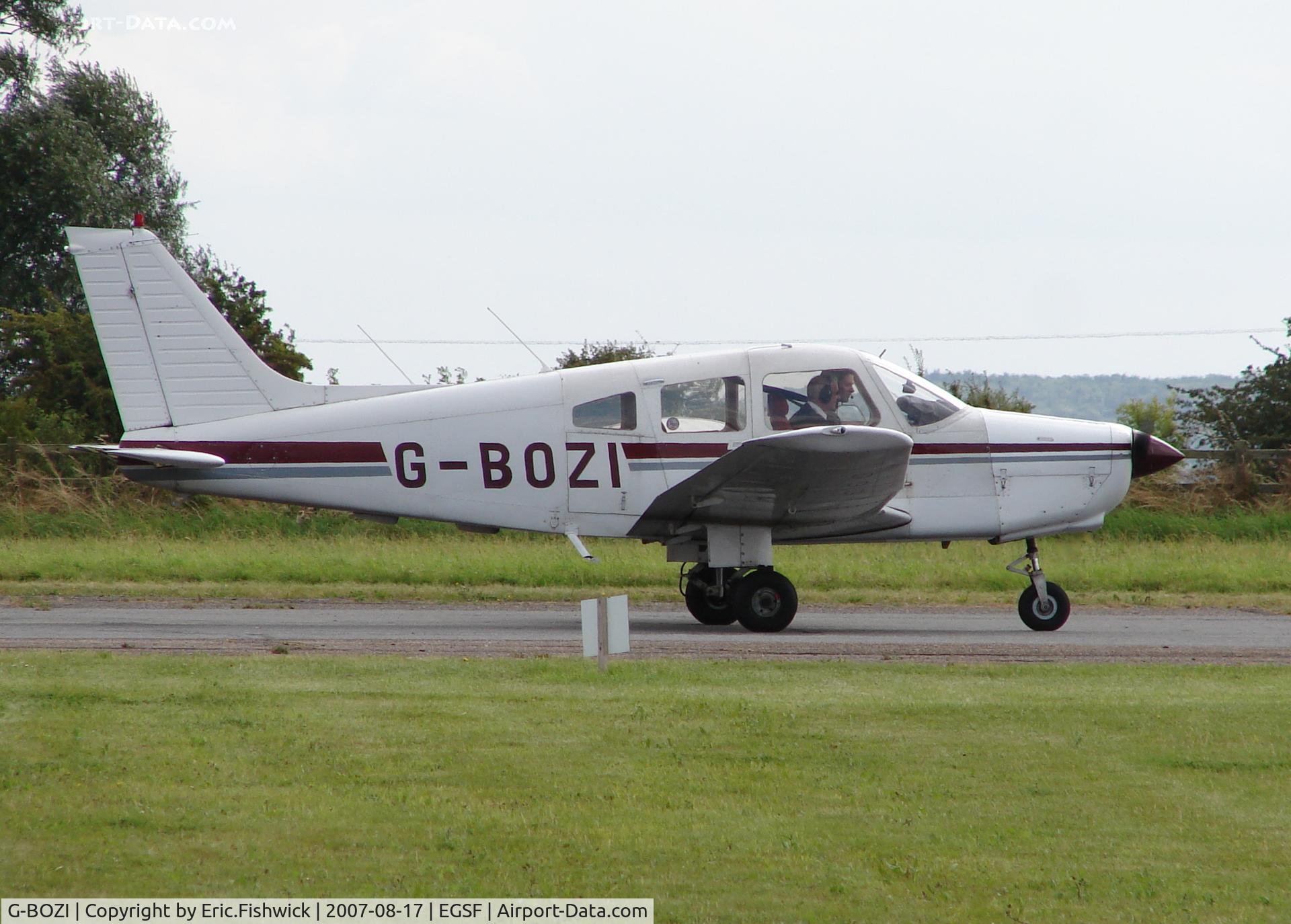 G-BOZI, 1981 Piper PA-28-161 C/N 28-8116120, 2. G-BOZI at Conington