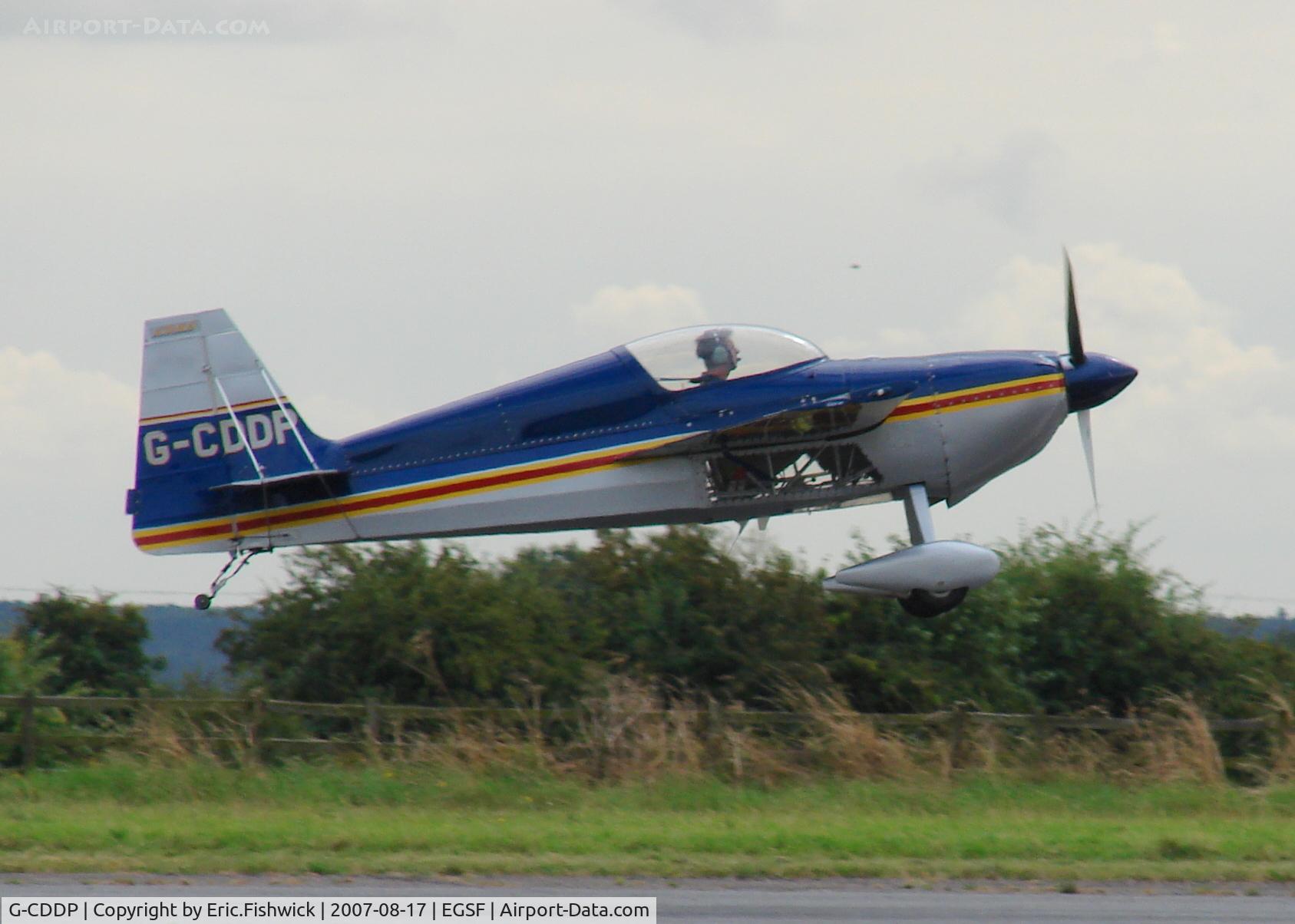 G-CDDP, 1993 Stephens Akro Laser Z230 C/N 001, G-CDDP - at Conington Aerobatics Competition, Aug. 2007.