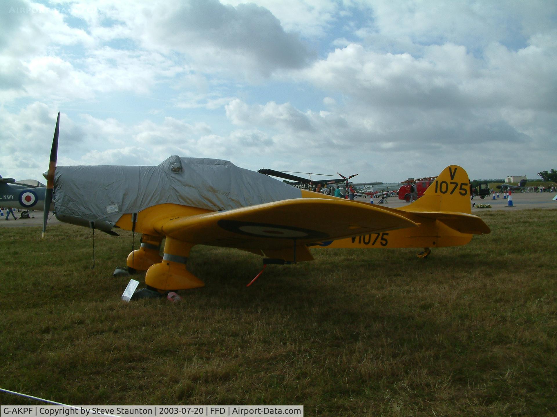 G-AKPF, 1941 Miles M14A Hawk Trainer 3 C/N 2228, Royal International Air Tattoo 2003