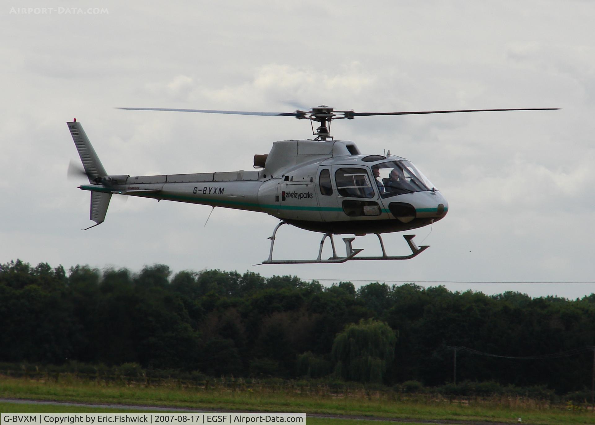 G-BVXM, 1987 Aerospatiale AS-350B Ecureuil C/N 2013, 4. G-BVXM at Conington