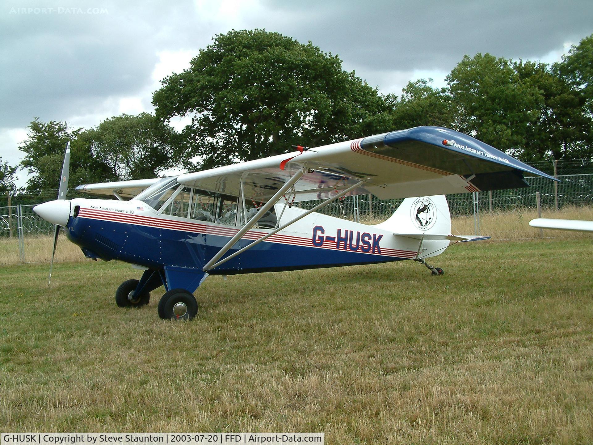 G-HUSK, 2002 Aviat A-1B Husky C/N 2214, Royal International Air Tattoo 2003