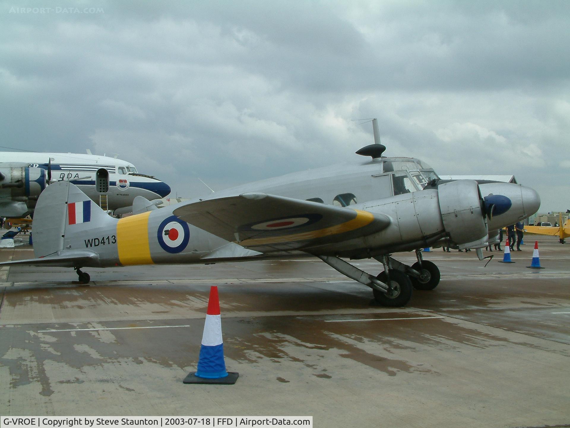 G-VROE, 1950 Avro 652A Anson T.21 C/N 3634, Royal International Air Tattoo 2003