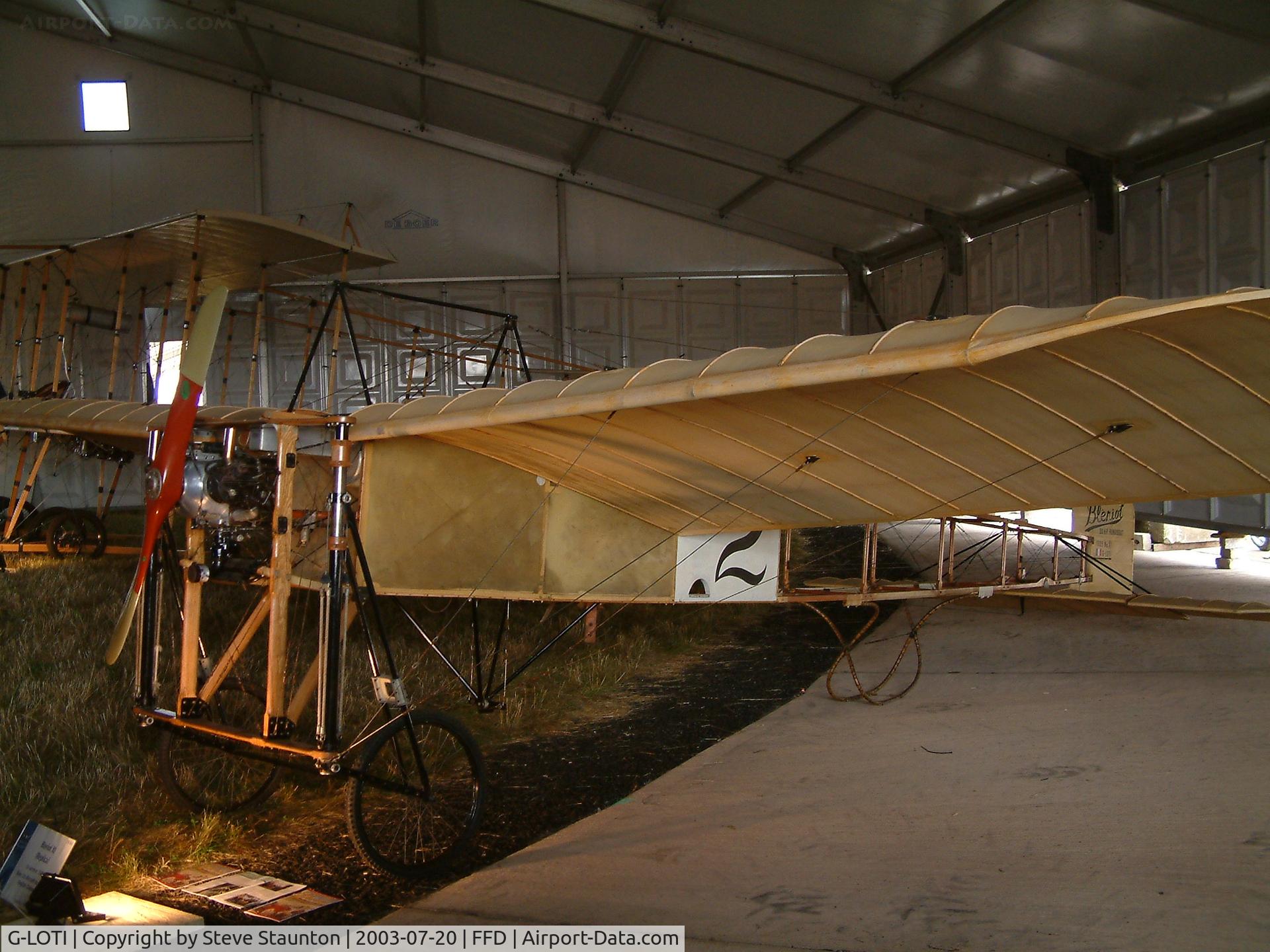 G-LOTI, 1982 Bleriot XI Replica C/N PFA 088-10410, Royal International Air Tattoo 2003