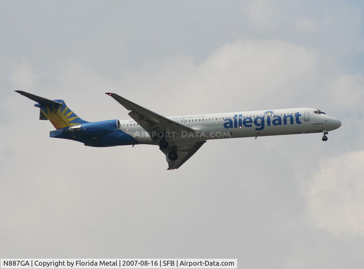 N887GA, 1990 McDonnell Douglas MD-82 (DC-9-82) C/N 49932, Allegiant Air