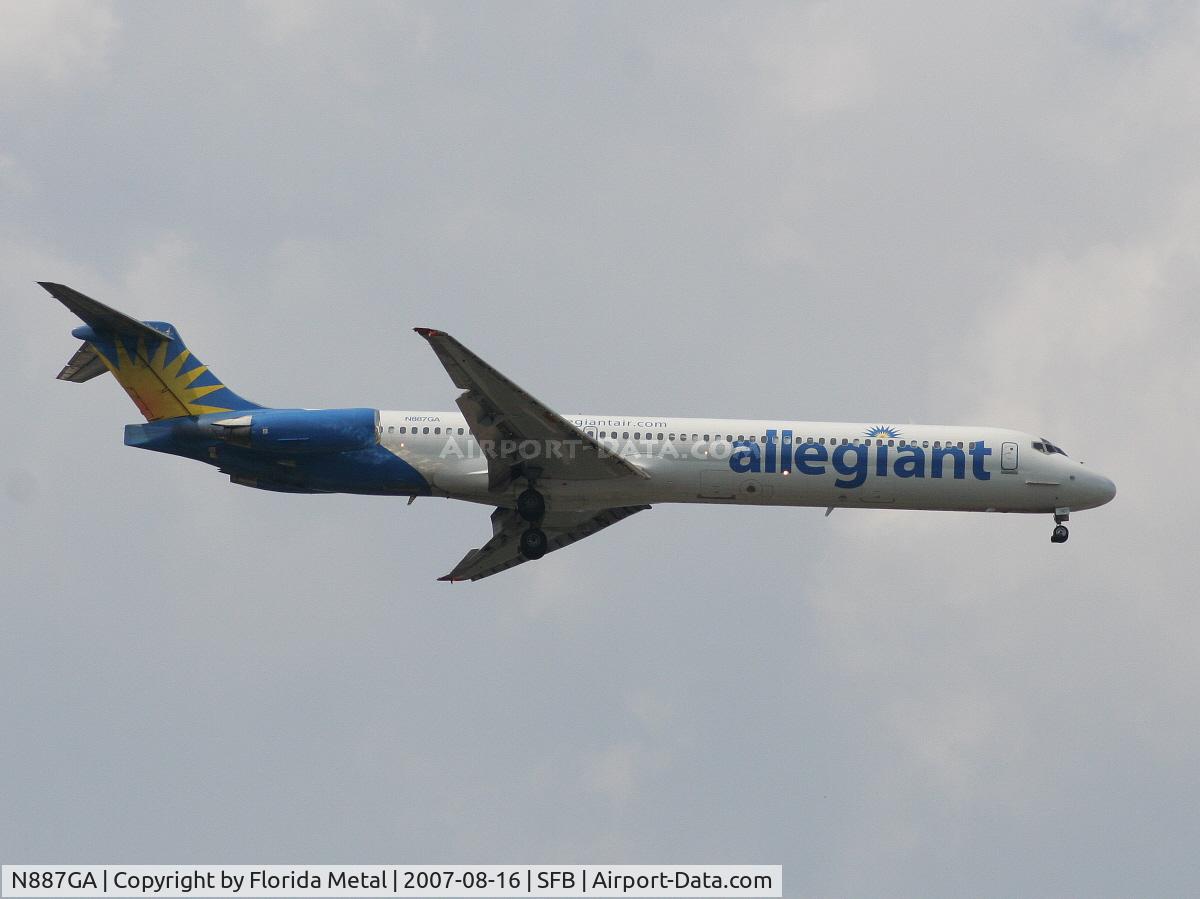 N887GA, 1990 McDonnell Douglas MD-82 (DC-9-82) C/N 49932, Allegiant Air