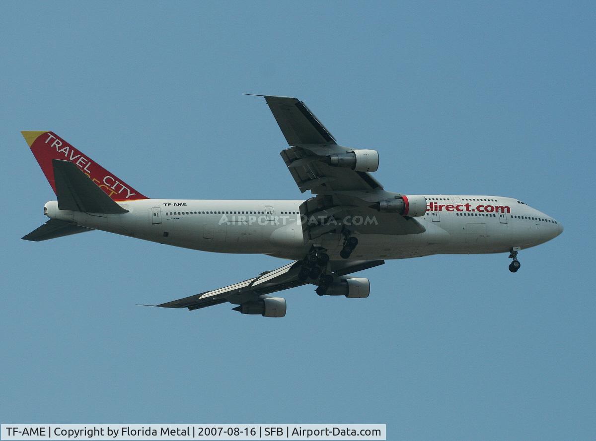 TF-AME, 1984 Boeing 747-312 C/N 23032, Travel City Direct